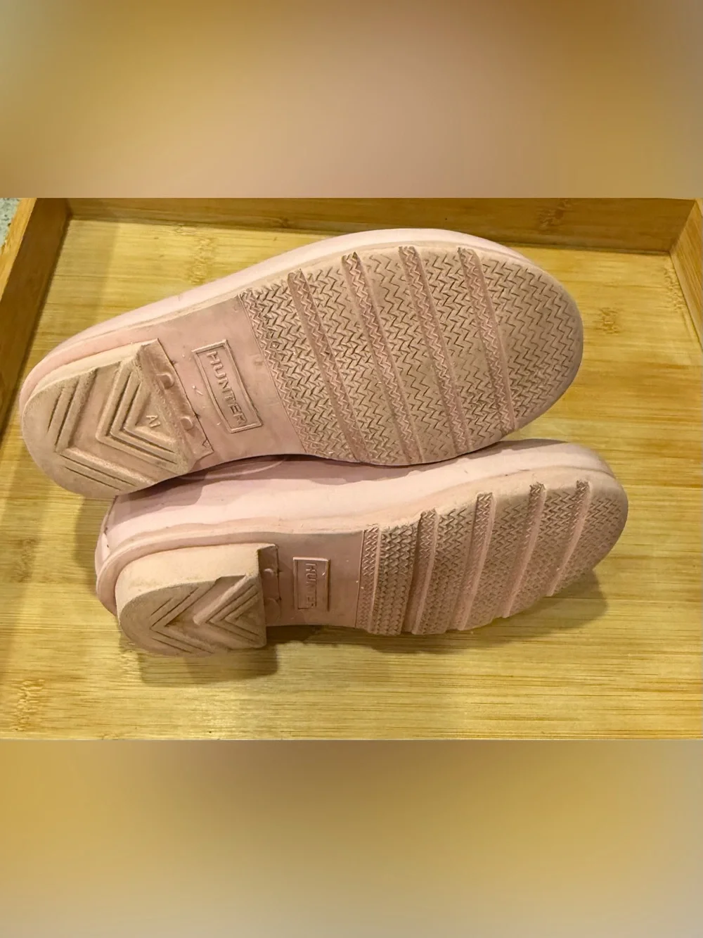 Hunter Pastel Pink Chelsea Rain Boots
